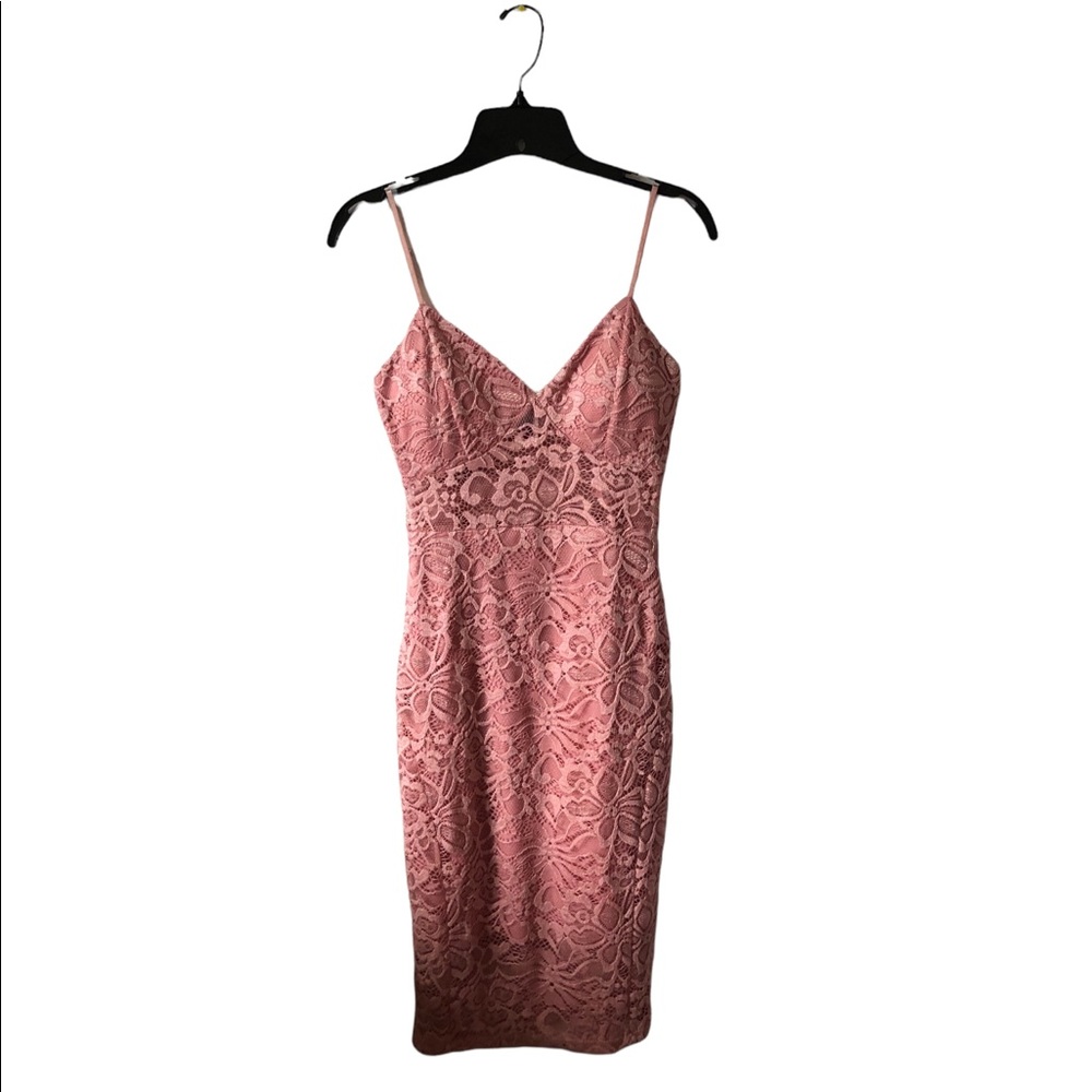 Leyva’s Women’s Dress MIDI Small Pink
